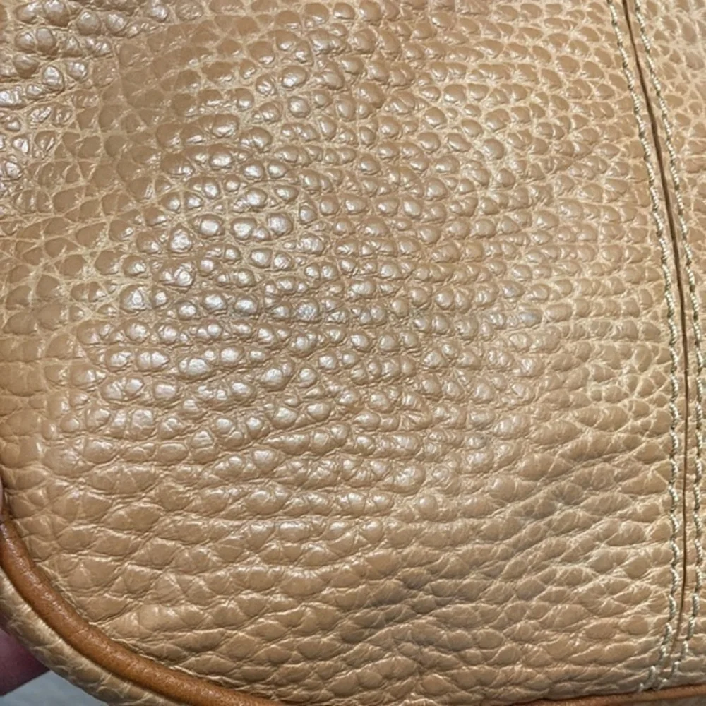 Brighton leather two way brown tan bag